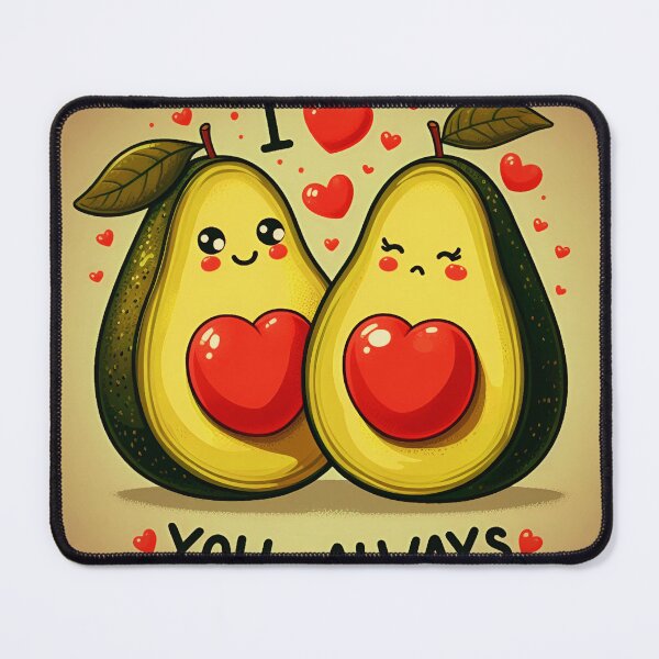 Item preview, Happy Valentine's Day Avocado. designed and sold by storefunnypets.