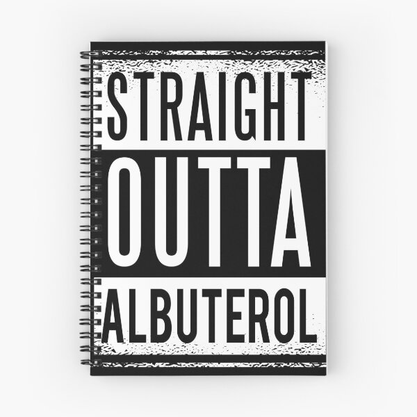 Item preview, Straight Outta Albuterol Asthma Awareness designed and sold by Shirtey.