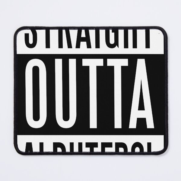 Item preview, Straight Outta Albuterol Asthma Awareness designed and sold by Shirtey.