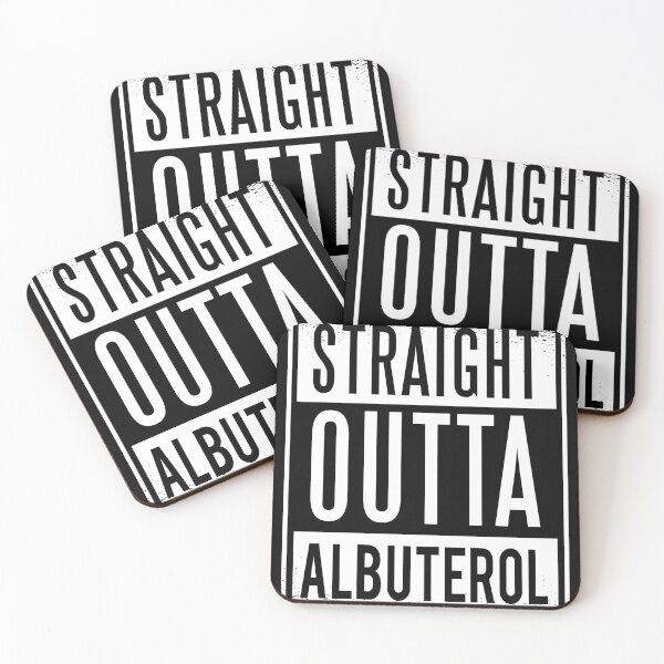 Item preview, Straight Outta Albuterol Asthma Awareness designed and sold by Shirtey.