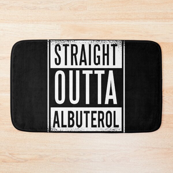 Item preview, Straight Outta Albuterol Asthma Awareness designed and sold by Shirtey.