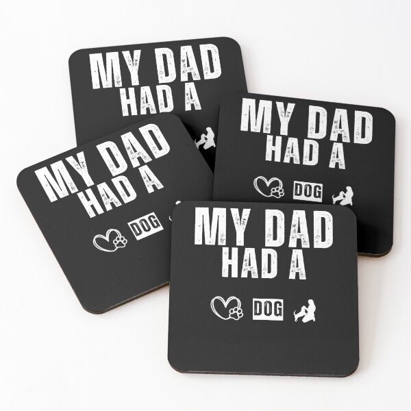 Item preview, "My Dad Had a Dog" Funny Tee | Black design designed and sold by AI-volution.