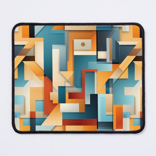 Item preview, Colorful Abstract Vintage Seamless Pattern Art Of Geometric Shapes designed and sold by GiveMeMood.