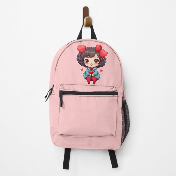 Item preview, Cute girl with love hearts | Valentine's Day designed and sold by RekiStyle.