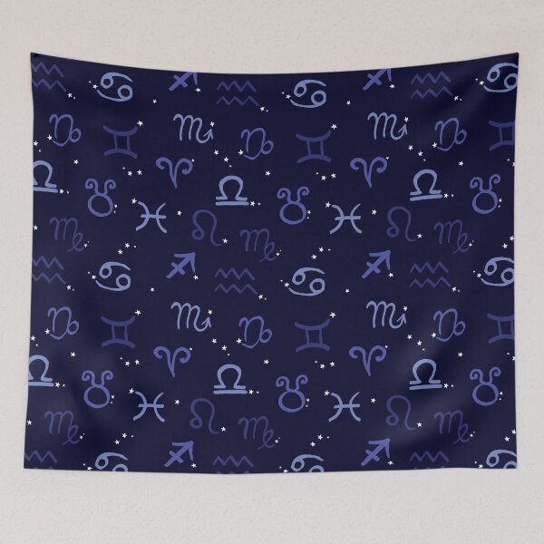 Item preview, Starry Zodiac Dreams in blues designed and sold by KOUZZA.