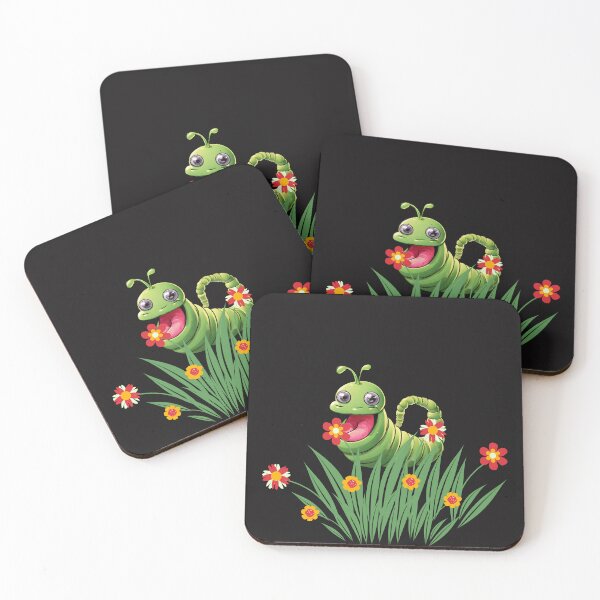 Item preview, A funny worm in the flowers designed and sold by Blue Eye.