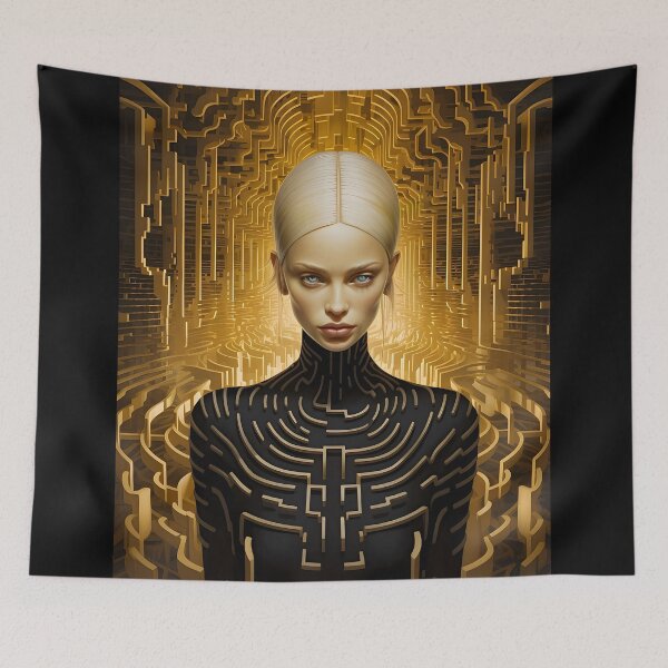 Item preview, Gilded Reflections designed and sold by AI-Only Creations.