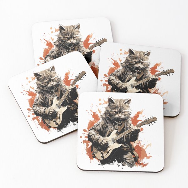 Item preview, Guitar Cat.  designed and sold by TotallySpiffing.