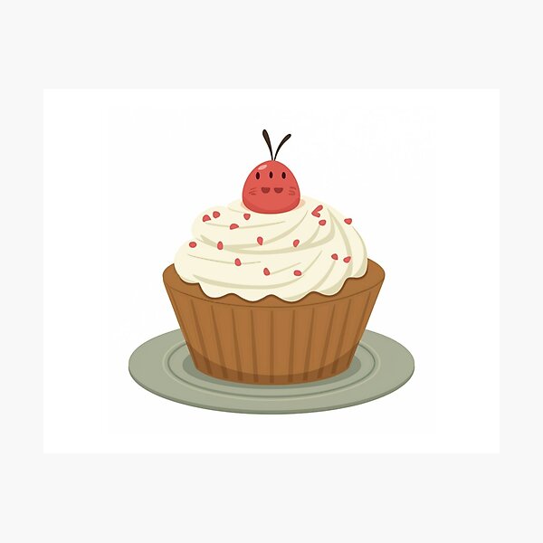 Item preview, Sweet cupcake with cherry designed and sold by WienMerch.