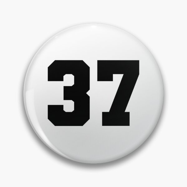 Item preview, 37, thirty seven, black, soccer league designed and sold by Numbers-Art.
