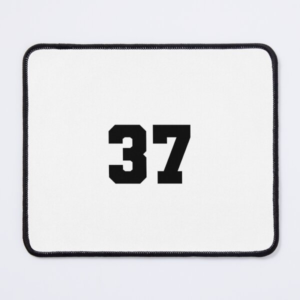 Item preview, 37, thirty seven, black, soccer league designed and sold by Numbers-Art.