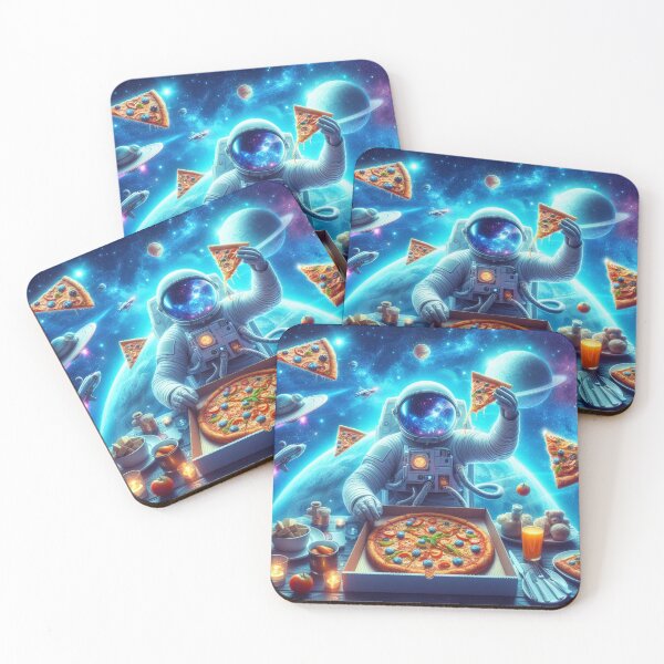 Item preview, Galactic Pizza Feast - A Journey Beyond Deliciousness designed and sold by Wonderall.