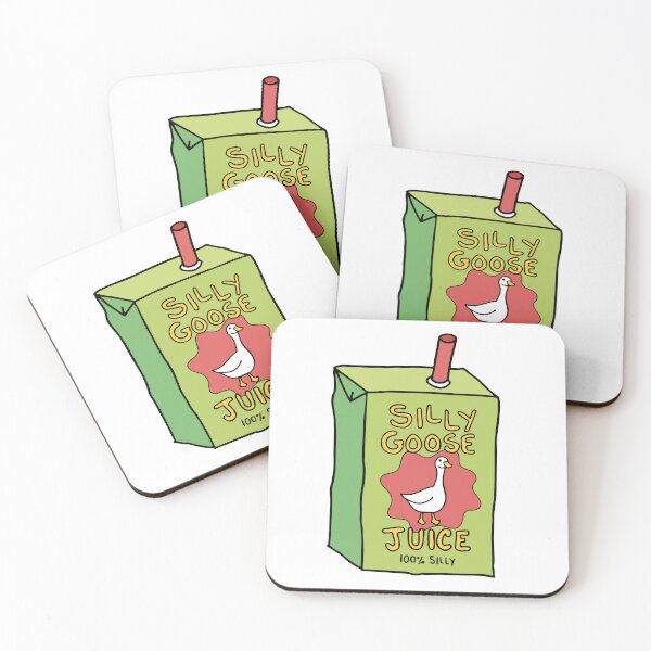 Item preview, Silly goose juice - handdrawn - green and red designed and sold by maura41.