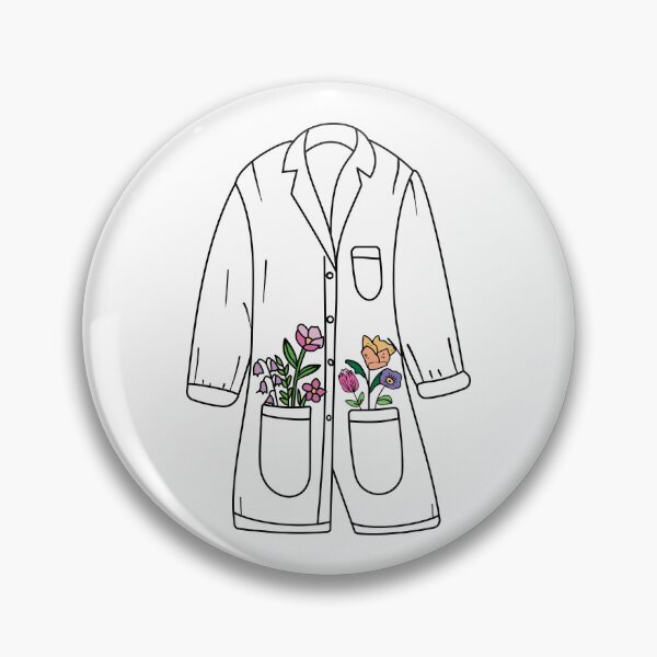 Item preview, Lab Coat and Flowers designed and sold by ScienceCorner.