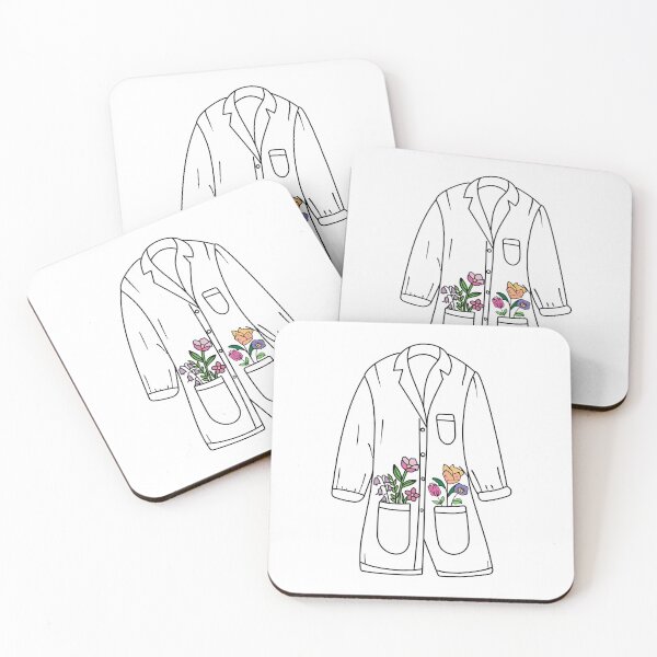 Item preview, Lab Coat and Flowers designed and sold by ScienceCorner.