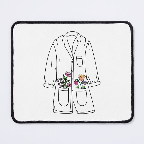 Item preview, Lab Coat and Flowers designed and sold by ScienceCorner.