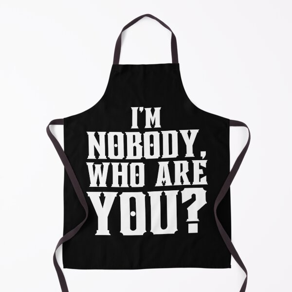 Item preview, I'm Nobody! Who are you? Emily Dickinson quote designed and sold by yoshra.
