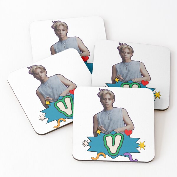 Item preview, BTS V Cartoon designed and sold by graphicsbymol.