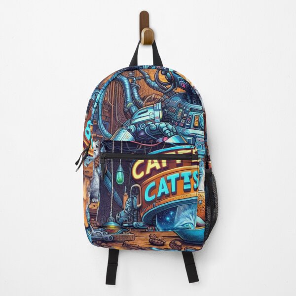 Item preview, Caffeinated Cats Club - The Ultimate Coffee Lover's Paradise designed and sold by Wonderall.