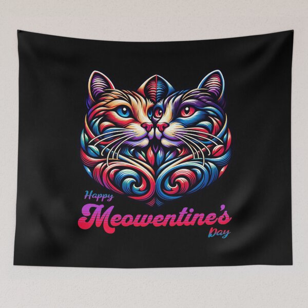 Item preview, Happy Meowentine's Day designed and sold by SeledineArt.