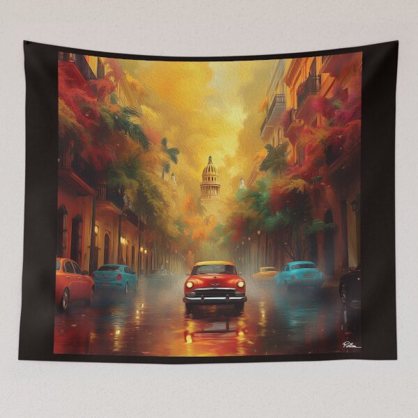 Item preview, SUNSET SERENADE ON THE STREETS OF HAVANA designed and sold by ArtbyRolleen.