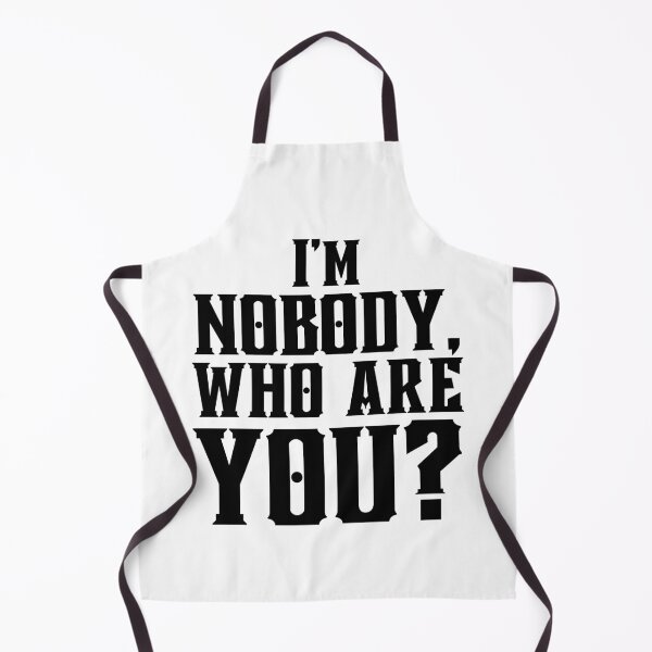 Item preview, I'm Nobody! Who are you? Emily Dickinson quote designed and sold by yoshra.
