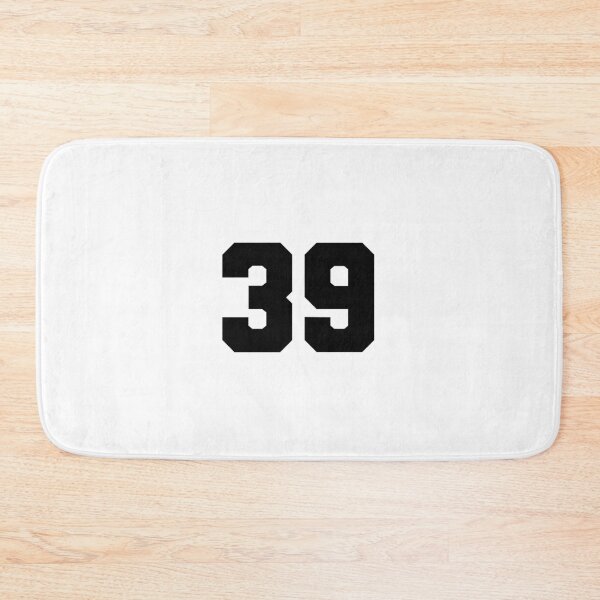 Item preview, 39, thirty nine, black, soccer league designed and sold by Numbers-Art.