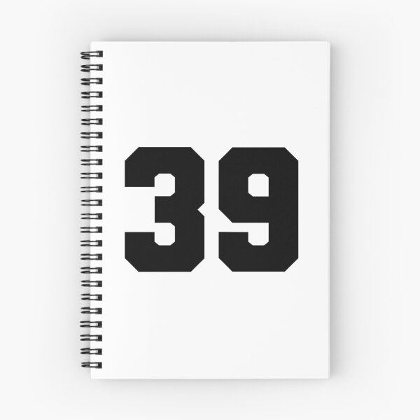 Item preview, 39, thirty nine, black, soccer league designed and sold by Numbers-Art.
