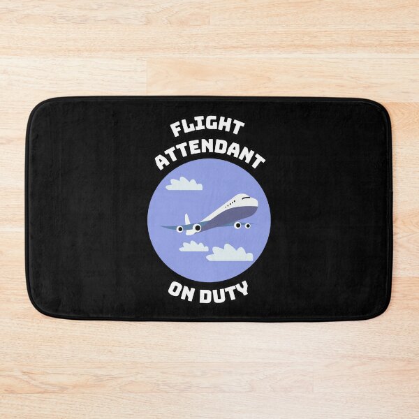 Item preview, Flight Attendant On Duty designed and sold by PurrfectJourney.