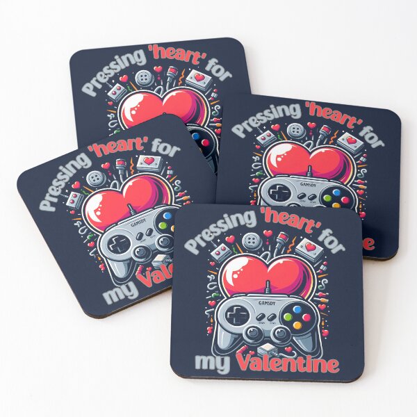 Item preview, "Pressing 'heart' for my Valentine" Quote designed and sold by MusesWhispers.