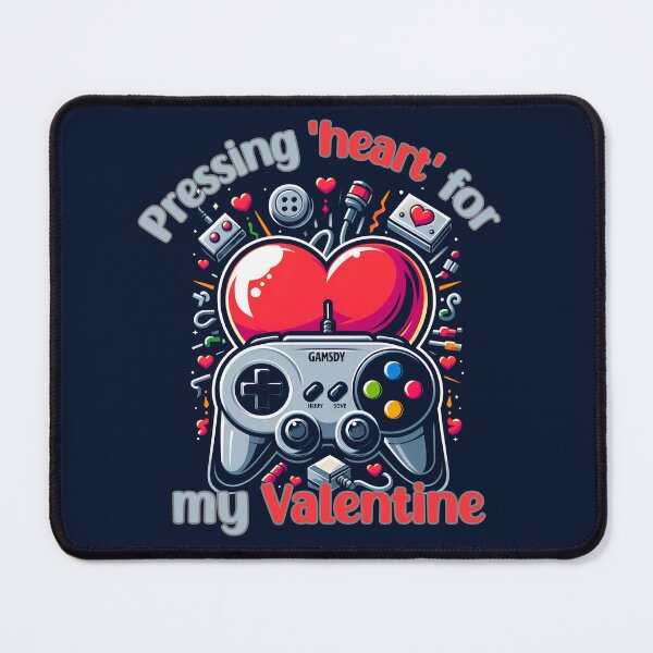 Item preview, "Pressing 'heart' for my Valentine" Quote designed and sold by MusesWhispers.