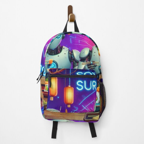 Item preview, Futuristic Sushi Feast Art Print designed and sold by Wonderall.