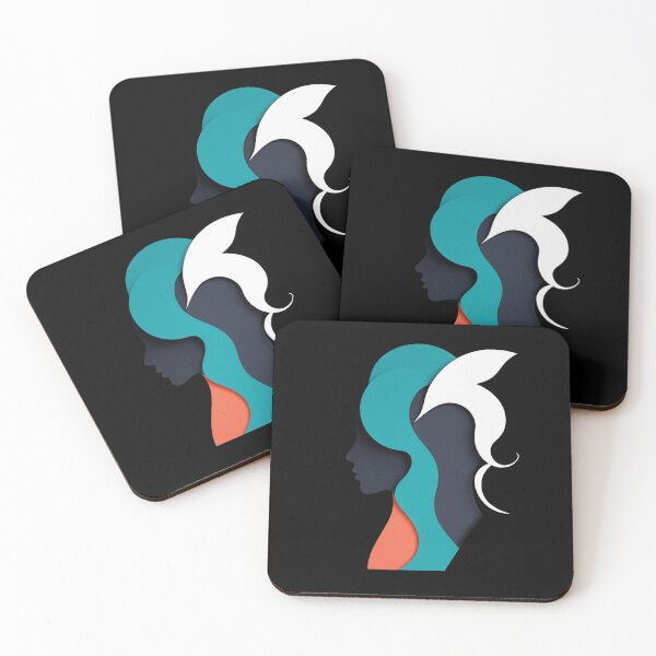 Item preview, Simple abstract woman portrait  designed and sold by Lufka.
