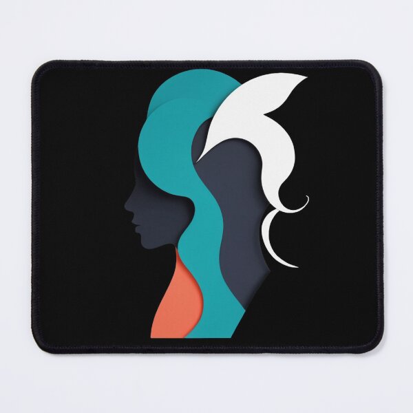 Item preview, Simple abstract woman portrait  designed and sold by Lufka.