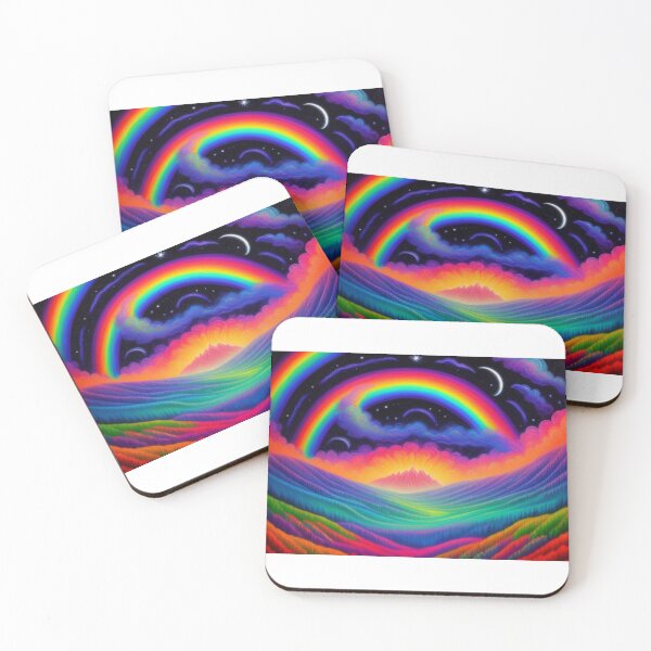 Item preview, Rainbow Fields and Rainbows designed and sold by TheDarkWardrobe.