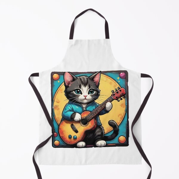 Item preview, Guitarist Kitten - 2 designed and sold by GlimmerRune.