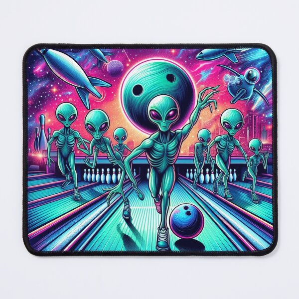 Item preview, Galactic Bowling Night - The Ultimate Alien Bowling Experience designed and sold by Wonderall.
