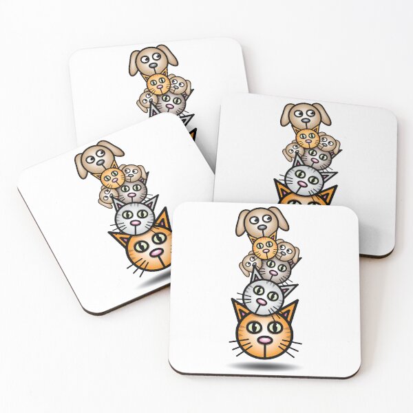 Item preview, A bunch of dog and cat heads. designed and sold by Jamie Swimm.