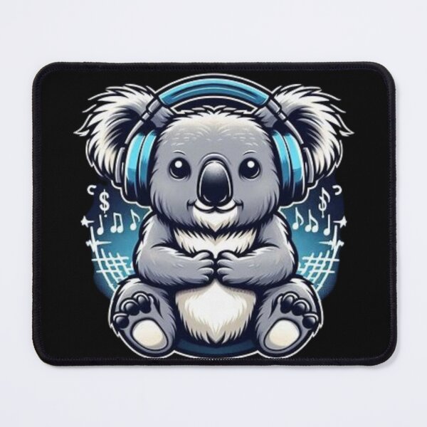 Item preview, Cute Baby koala WEARING HEADPHONES": Cute koala wearing headphone designed and sold by Obinne.
