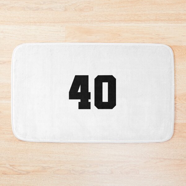 Item preview, 40, forty, black, soccer league designed and sold by Numbers-Art.