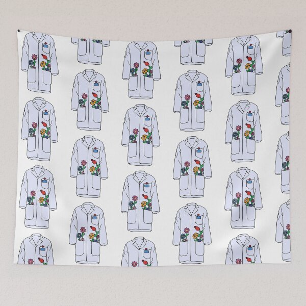 Item preview, Flower white coat designed and sold by Doctor Michaela.