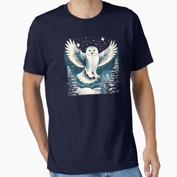 Snowy Owl Winter Flight Essential T-Shirt
