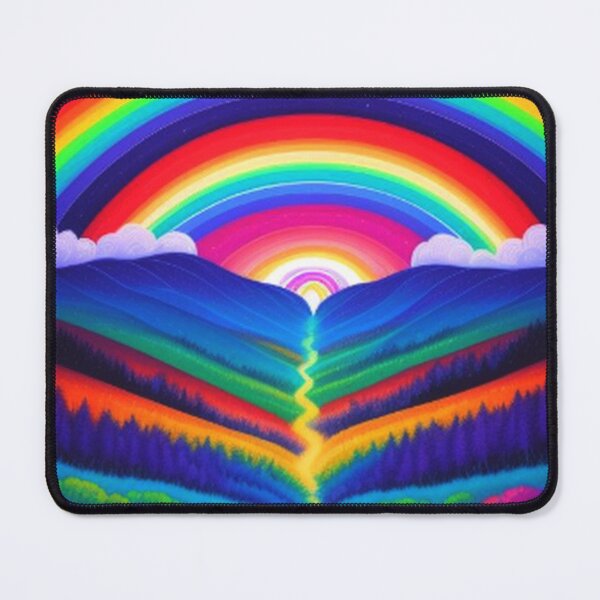 Item preview, Rainbow Flower Fields and Rainbows designed and sold by TheDarkWardrobe.
