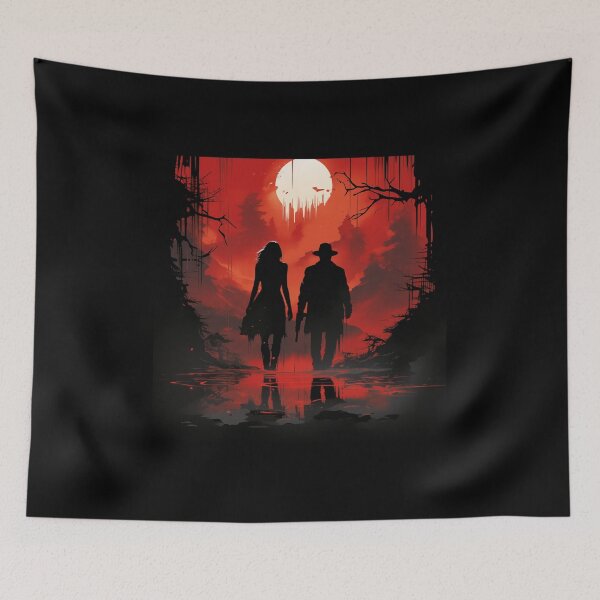 Item preview, Vintage Western Vampire Poster designed and sold by pedrogag.