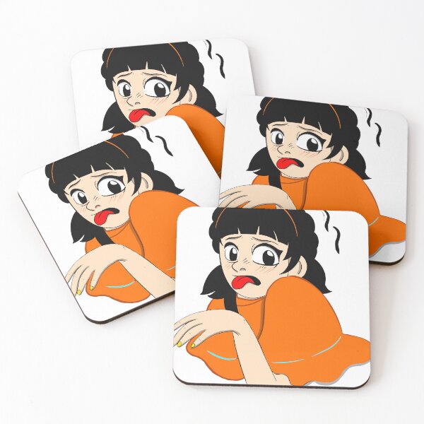 Artikelvorschau, Emotionsmädchen entworfen und verkauft von Sticker Ready.