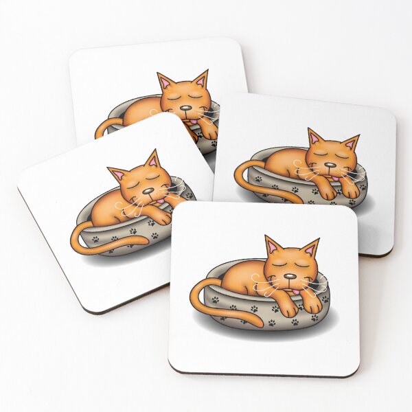 Item preview, A sleeping cat with no worries ever. designed and sold by Jamie Swimm.