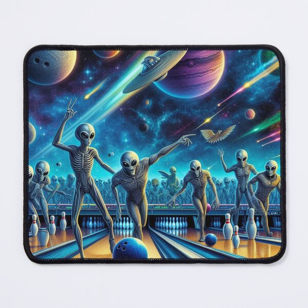 Item preview, Galactic Bowling Night - A Cosmic Extravaganza designed and sold by Wonderall.
