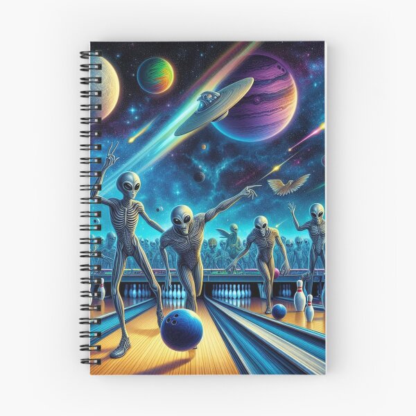 Item preview, Galactic Bowling Night - A Cosmic Extravaganza designed and sold by Wonderall.