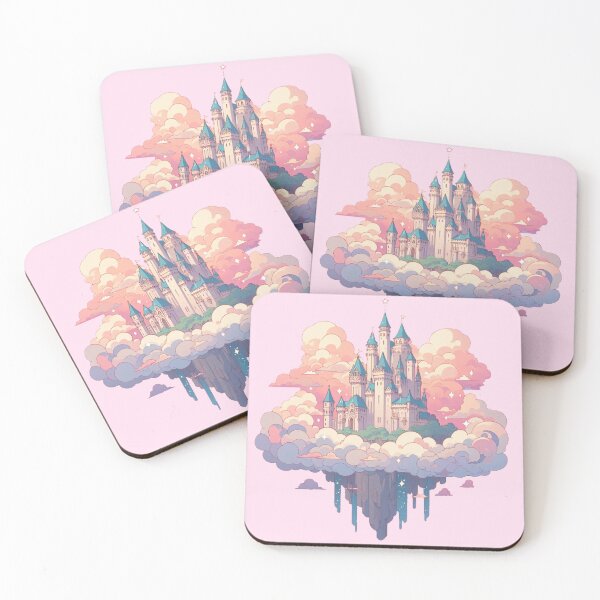 Item preview, Floating medieval fantasy magical royalty castle designed and sold by SunsetStar.