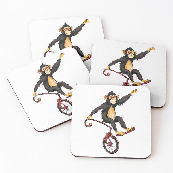 Item preview, Unicycling Uakari Acrobat designed and sold by omerfdln34.